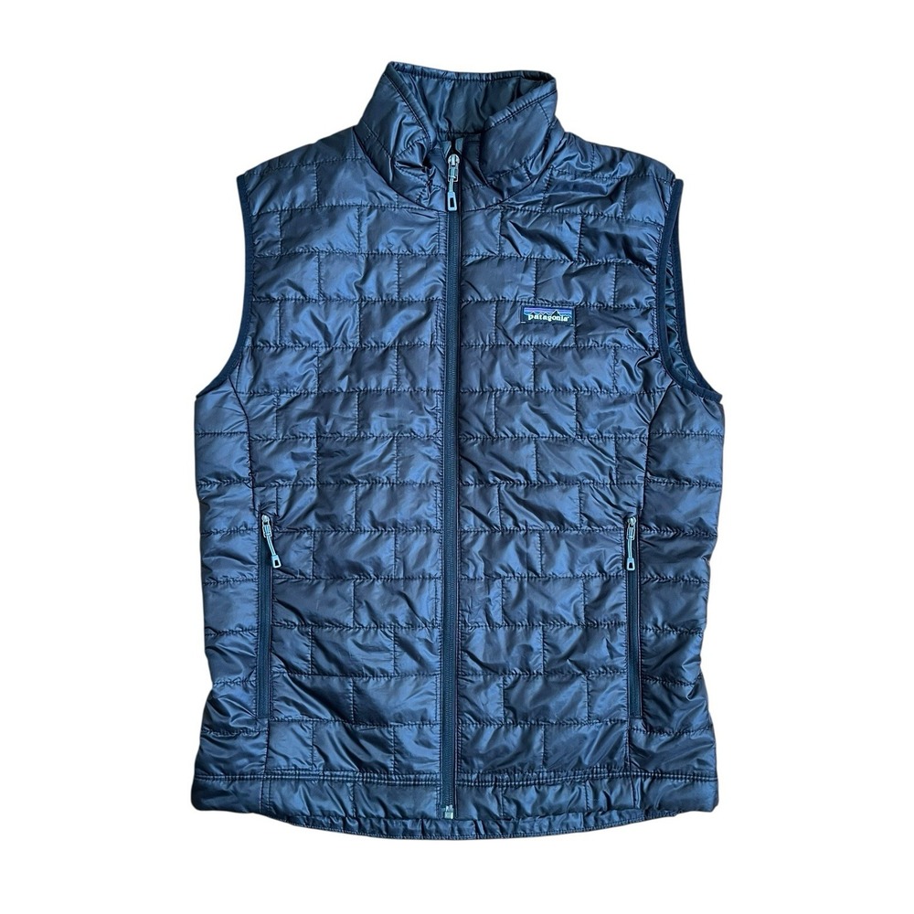 Patagonia Nano Puff Black Vest, Size‎ Small Gorpcore Packable Primaloft